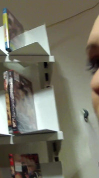 With MILF Arabella May in a Sex Cinema