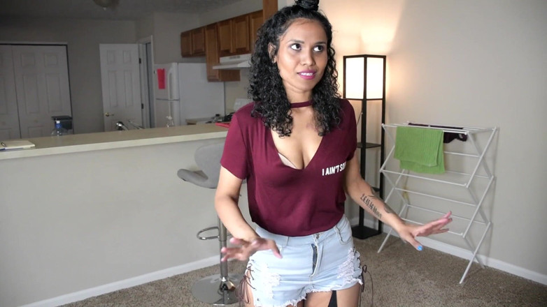 Horny Lily: Rich bratty stepdaughter wants expensive bag but stepdad wants ass