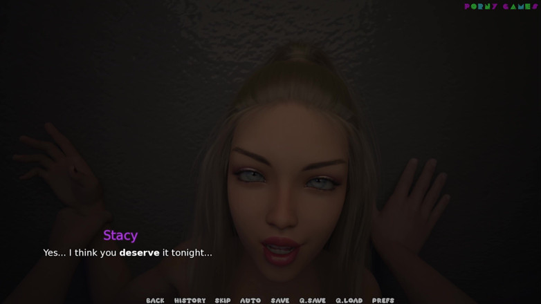 Porny Games: Bini Itali saya oleh Hornydogstudio - Stacy masuk dalam permainan, blowjob...