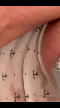 Oiled Big Tits under T-Shirt and get Orgasm putting All Vibrator in Pussy