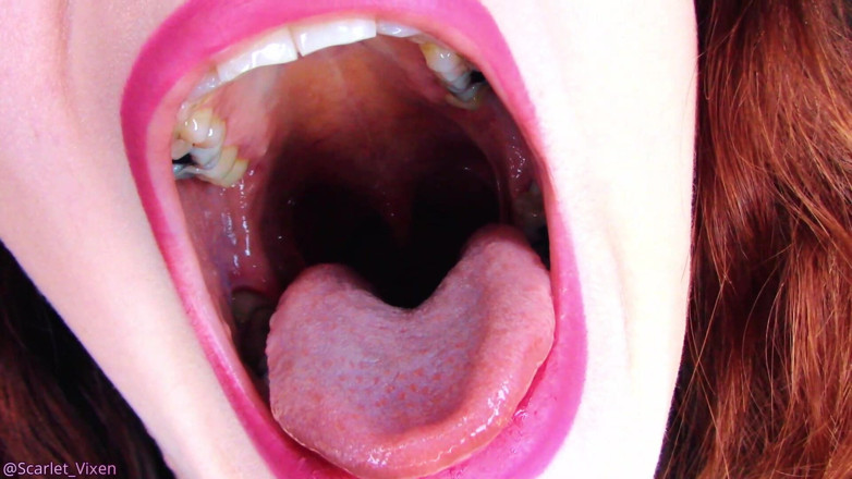 Scarlet Vixen: Exploration sensuelle de la bouche écarlate