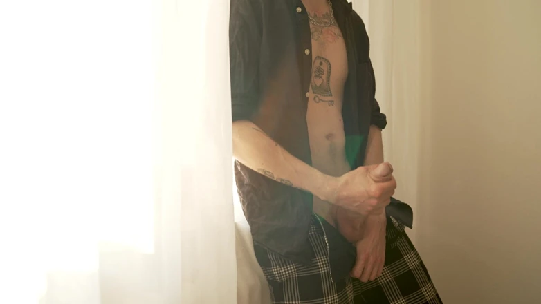 Cedricdickery porn video – Stroking My Morning Wood - Big Dick Edging with Huge Cumshot