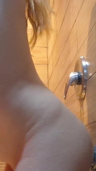 Heißes Transgirl Hat Spaß in Der Dusche