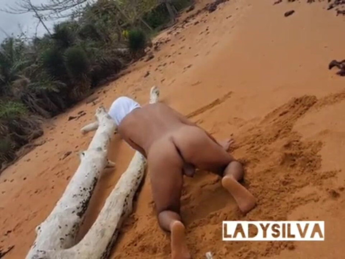 Ladysilvas: Ladysilva Naked on the Beach with a Lot of Horny...