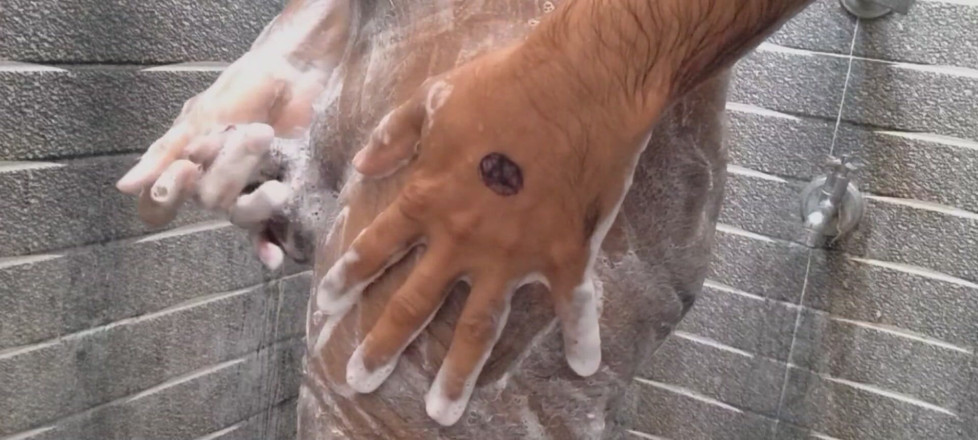 Andrews: Masturbated with Soap While Bathing