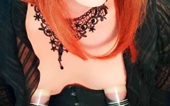 Puffy Nipples Trans Girl Cums Big Time