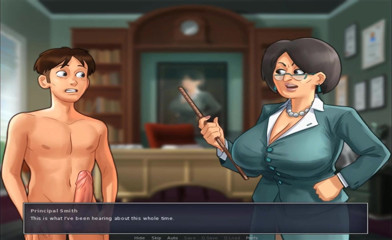 Hentai World: Summertime saga - Annie show me boobs in office | Hard in...