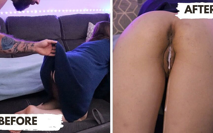 JessTonySquirts: Stiefmoeder komt vast te zitten ... nogmaals (ja!!) Stiefzoon laat haar gecreampied...