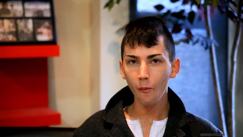 Lollipop Twinks: Flaco twink habla trabajo