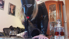 Slut Orgasma Celeste: Děvka-Orgasma Celeste, canine děvka miluje koňského ptáka