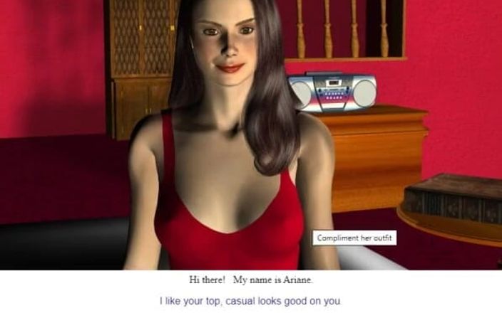 Miss Kitty 2K: Wirtualnie data Ariane przez Misskitty2k Rozgrywka
