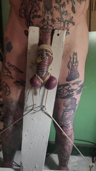 Goode Girl Unholy Crucifix Ballbusting Pt3
