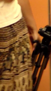 Jen Flashes in the Elevator