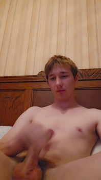 The 18 Year Old Guy Jerks off and It Feels Good