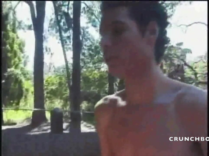 Shemale videos: Sexy blond shemale fucked by straight laitno twink outdoor