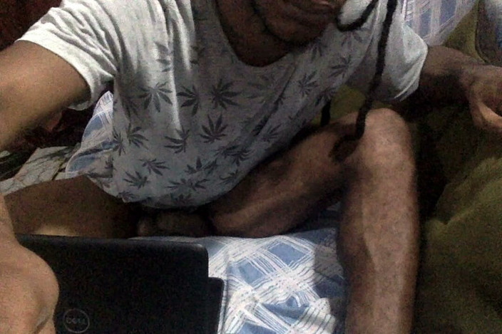Joyboi Cock Worship: Caught Black Sexy Boy Masterbating
