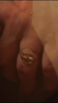 All Sorts of Things Shoved Into Her Pussy and Ass to Get off and She Sucks Men and Tranny's Cock
