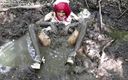 Cosplay Trap: Trap cosplay Maki bride messy play in the mud