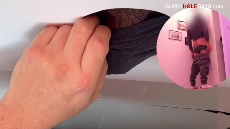 GLORYHOLEGAYS: Hetero-schwanz am gloryhole - zunge bis er kommt