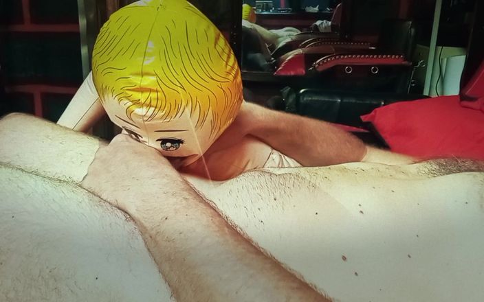 RedBlack: La mia ragazza gonfiabile ha una bocca molto stretta! Nessun...