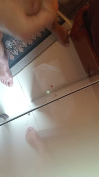 Cera de vela caliente en la polla