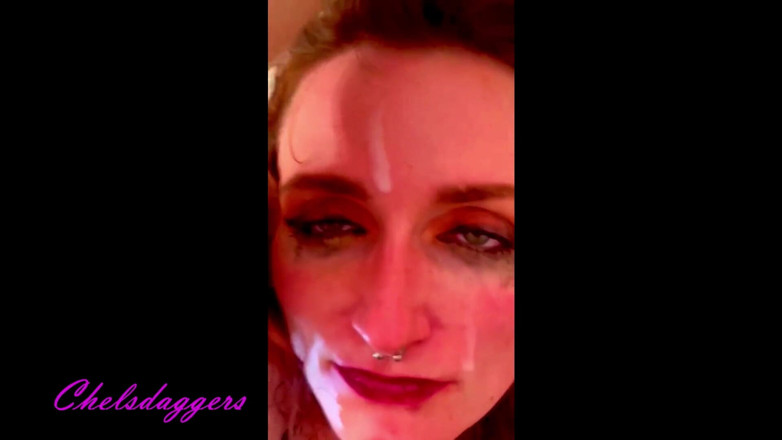 Chelsdaggers: Bezpłatne korzystanie z łazienki Bukkake Strangers POV Fantasy