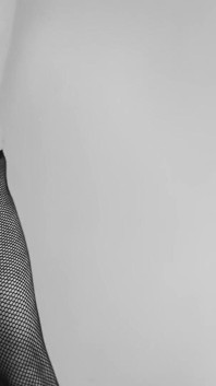 Sexy teen boy dances with only fishnets tease