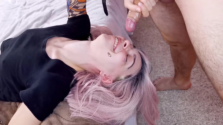 The Deep Passion: Please, Use My Throat as Pussy - Upside Down Throat Fuck