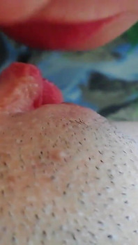 Cunnilingus Close-up, Eating My Pussy Every Morning