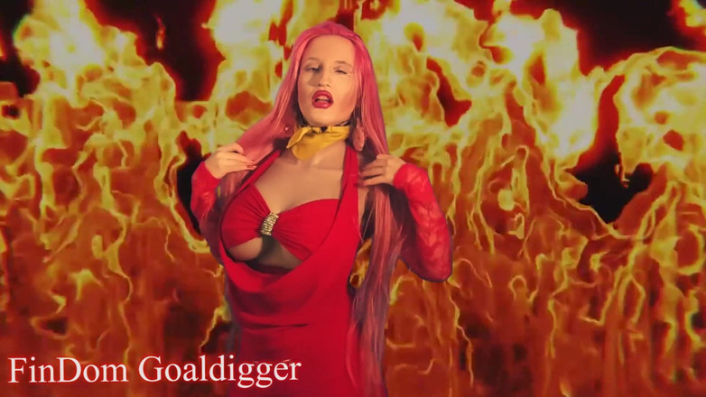 FinDom Goaldigger: Min röst ensam stimulerar din penis
