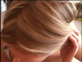 Old Good Porn: Blonde girl with small boobs blows a schlong