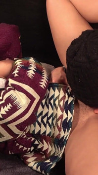 I Really Enjoy Sucking This Big Dildo While He Fucks Me. Pussy Licking Orgasm
