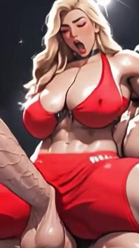 Ai Dihasilkan Si Jalang Super Tebal Menunggang Batang Besar Dan Creampie