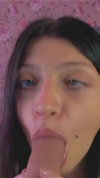 Sloppy Blowjob with Ahegao and Saliva Is What You Need Right Now!