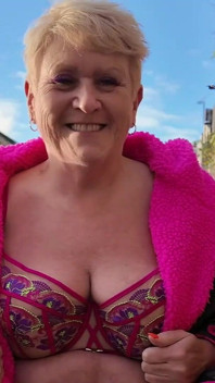 UK Joolz - Outdoors in a Coat and Underwear