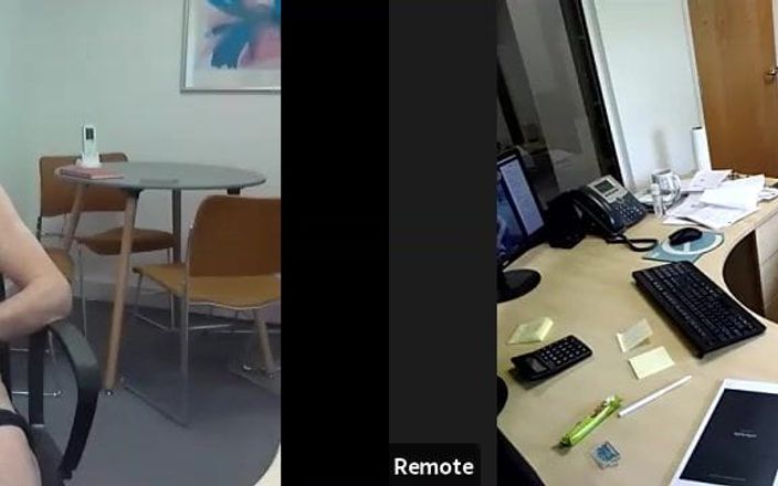 Silver Fox Sex: Yeni ofisten farklı kamera açılarını deniyor