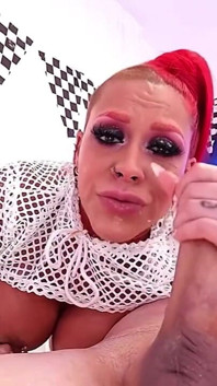 Down anal aşırı derin gırtlak