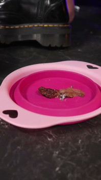 Human Ashtray, Food Play & Arm Restraint Degraded Slut BDSM