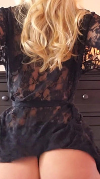 Black lace big booty