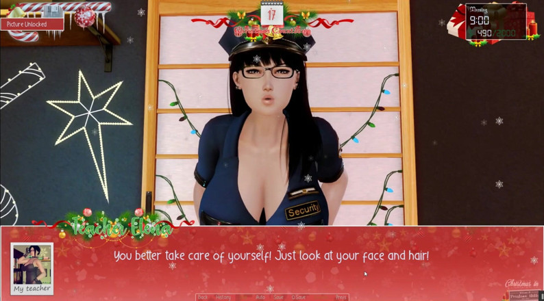 Cumming Gaming: Nieograniczone Święta Bożego Narodzenia [xmas hentai porno play] ep.6 kobieca dominacja policjantka...