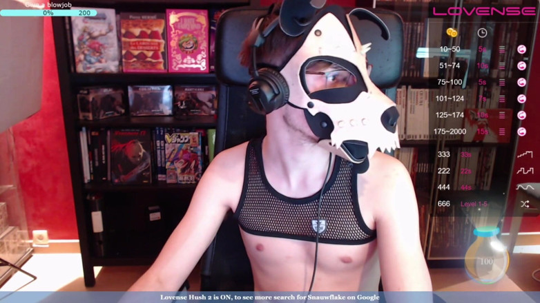 Snauwflake: Snauwflake is having fun on chaturbate - Part 1