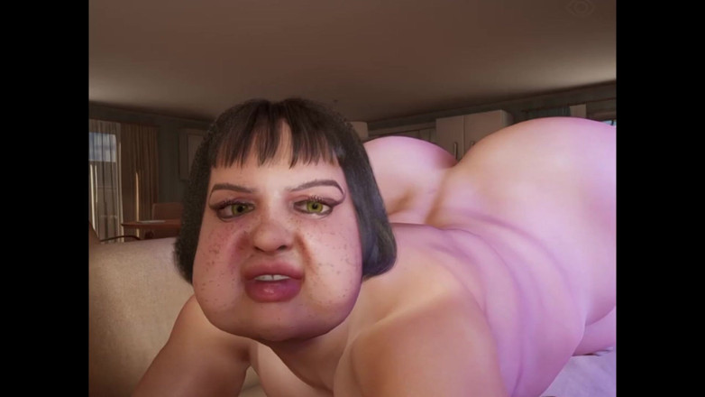 Denis animation: Fucking a Super BBW,fat Gigantic Tits Plumper Ass Ex