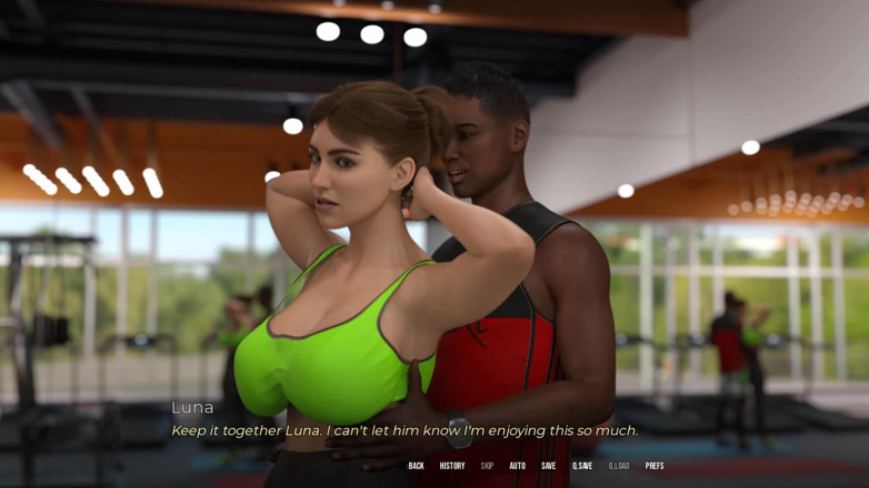 Dirty GamesXxX: In sicherheit: verheiratete frau dehnt sich mit dem trainer im...