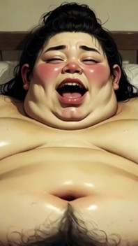 Chinese SSBBW obesa in gambe bondage allargate - alla disperata ricerca di un grosso cazzo & creampie