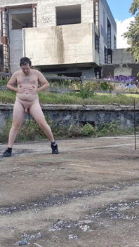 Completely Naked in a Square