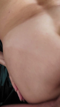 Big Fist Stretches Student's Hairy