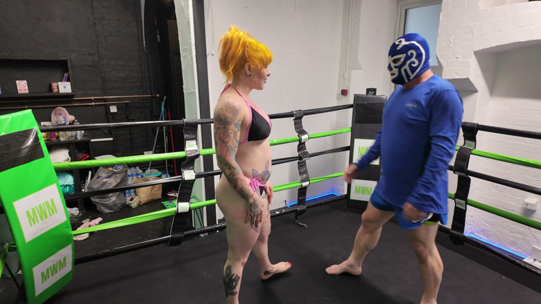 ESW Wrestling UK: Muscle Worship! Phoenix Star Vs Masked Rider - Featuring Mixed Wrestling,