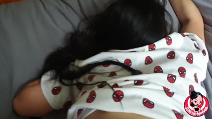 SpicyGum: June Liu- Cute Chinese student blowjob & fucked hard wearing spiderman...
