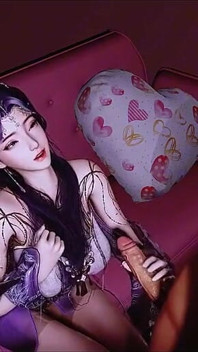 Virtual Goddess Spark: Scarlet Curves - 3D Animation Hentai