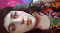 Kitty_Cross: Солодка фембоя грає з нитками шовковистого волосся